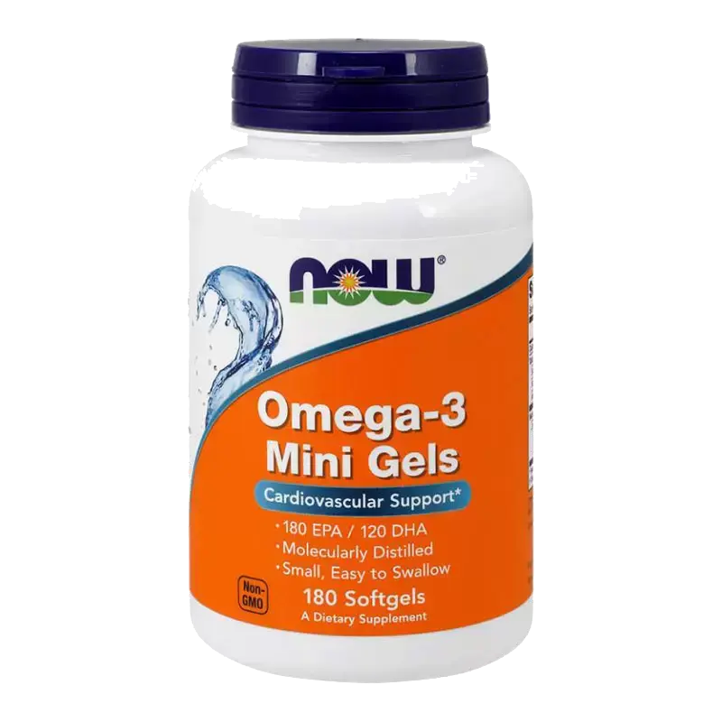 Витамины NOW Омега-3, дополнительный источник ПНЖК, 180EPA/120DHA, 180 шт в Саратове