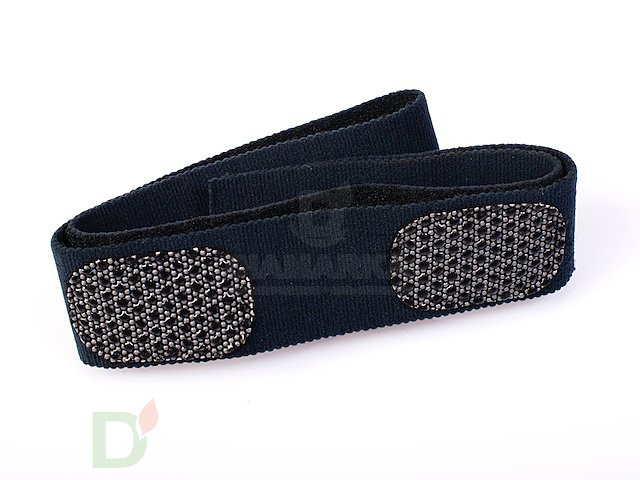 Пояс АСС-210 ВК черный с текстильной застежкой для крепления на ноге