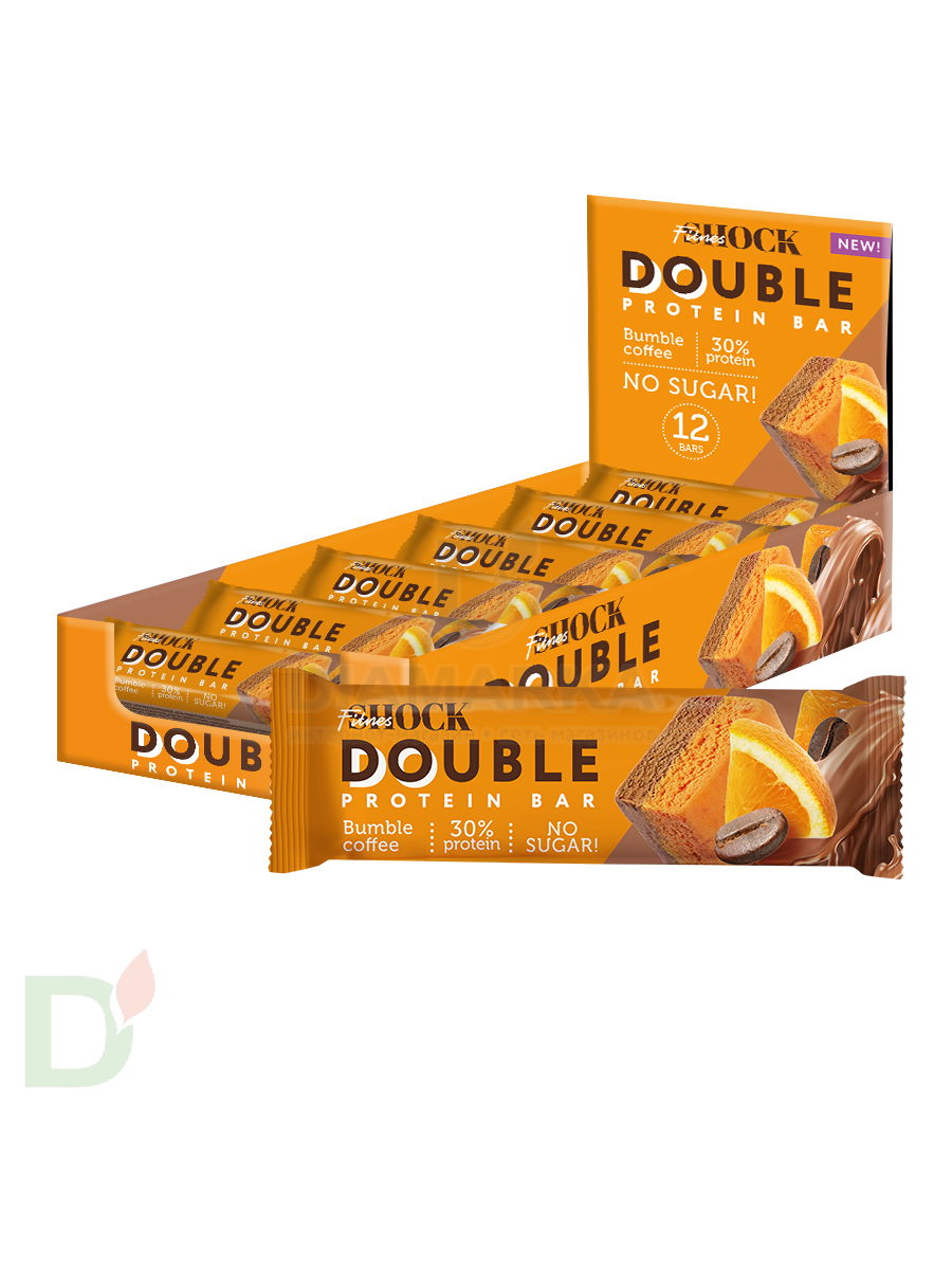 Батончик протеиновый FitnesShock Апельсиновый кофе 40гр. в Саратове