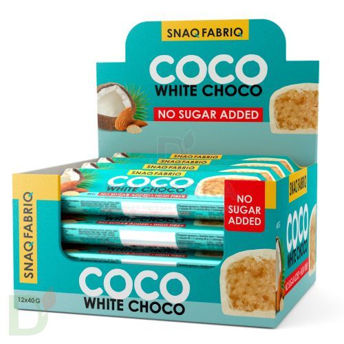 Батончик Snaq Fabriq глазированный Кокосово-миндальный десерт 40гр* в Саратове