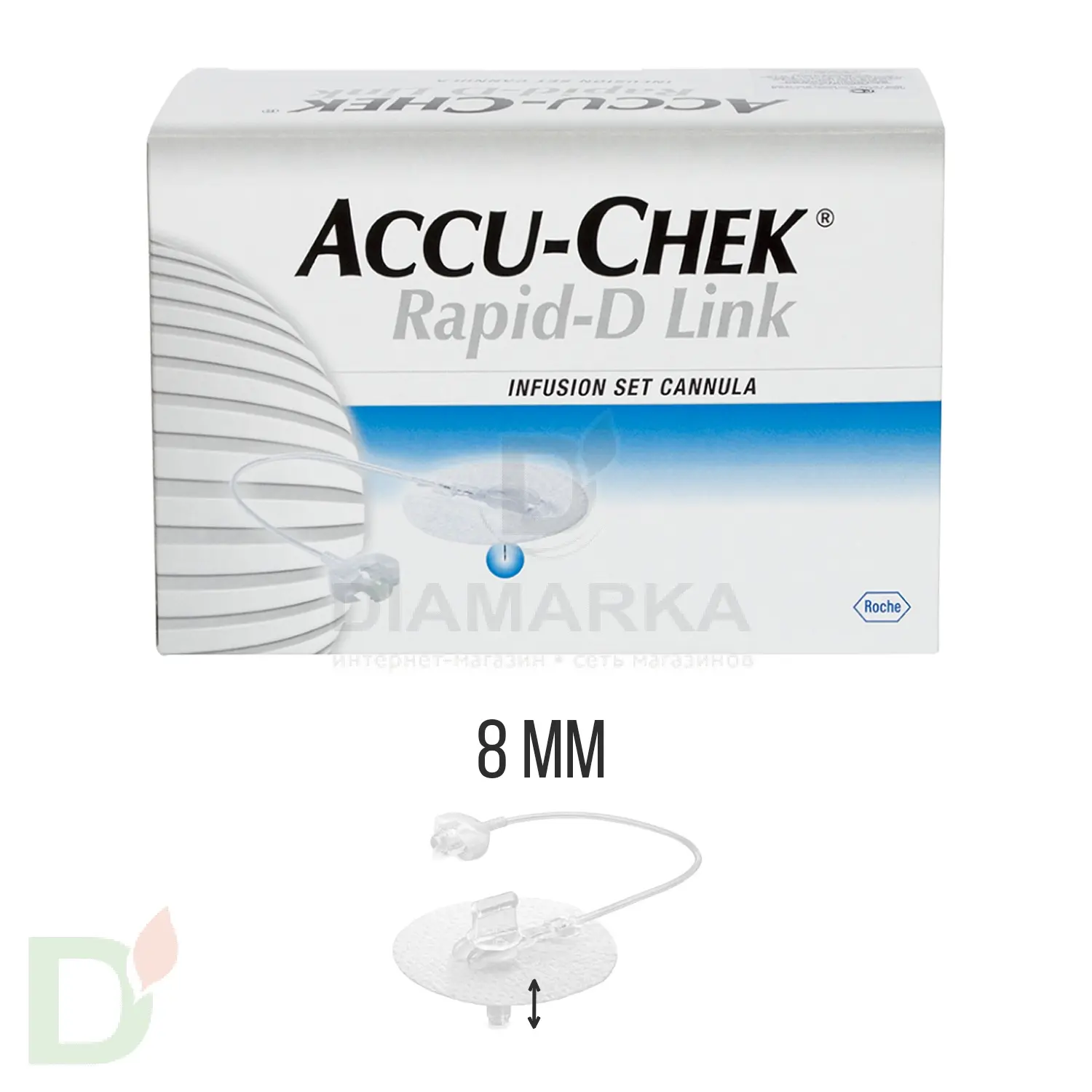 Акку-Чек Репид-Д Линк, игла 8 мм, 1 шт. в Саратове