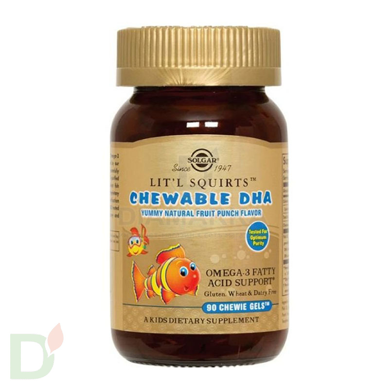 Витамины для детей Солгар Золотые рыбки ПНЖК Омега-3 (ДГК и ЭПК), 90 капс. в Саратове