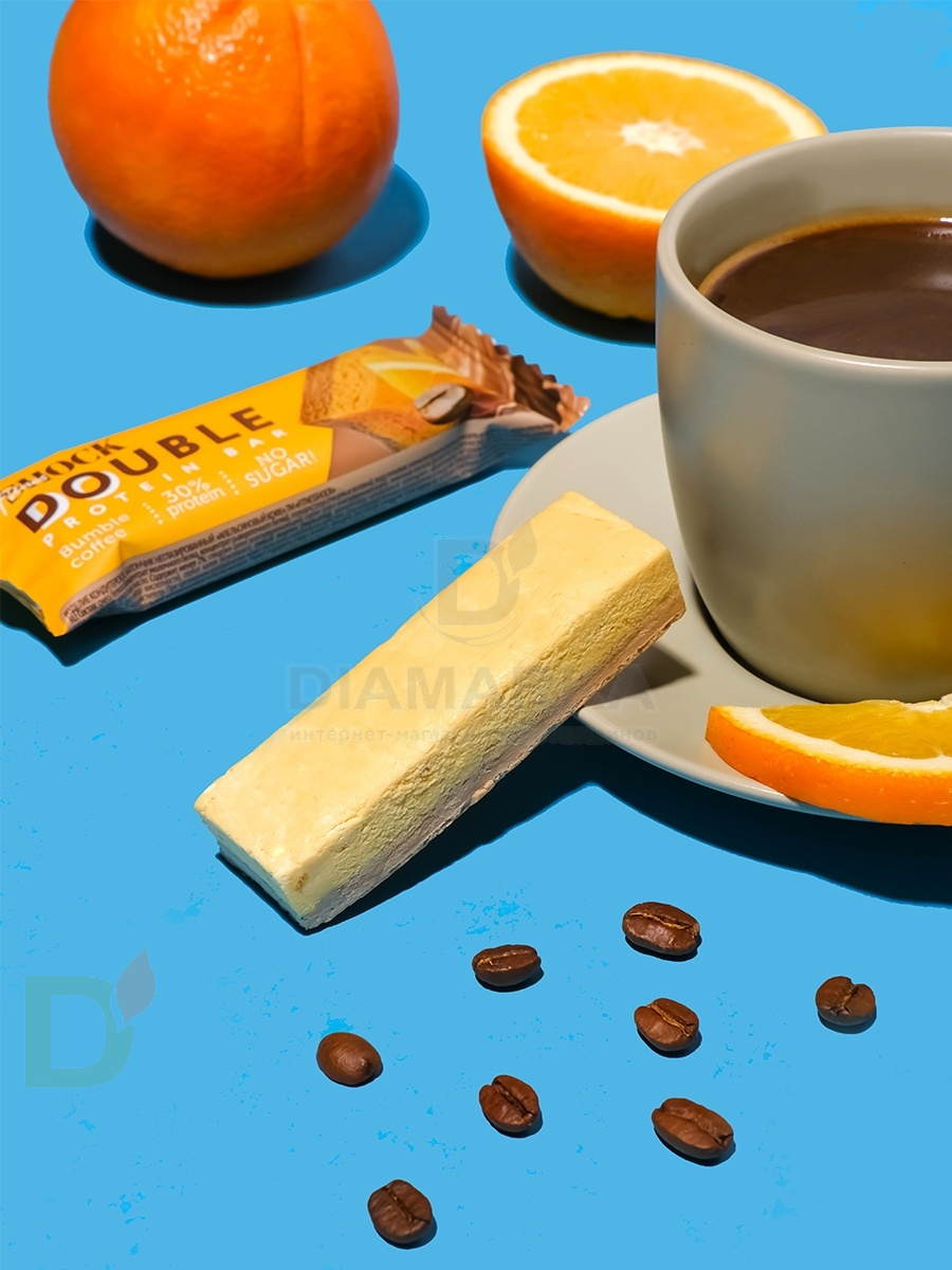 Батончик протеиновый FitnesShock Апельсиновый кофе 40гр. в Саратове