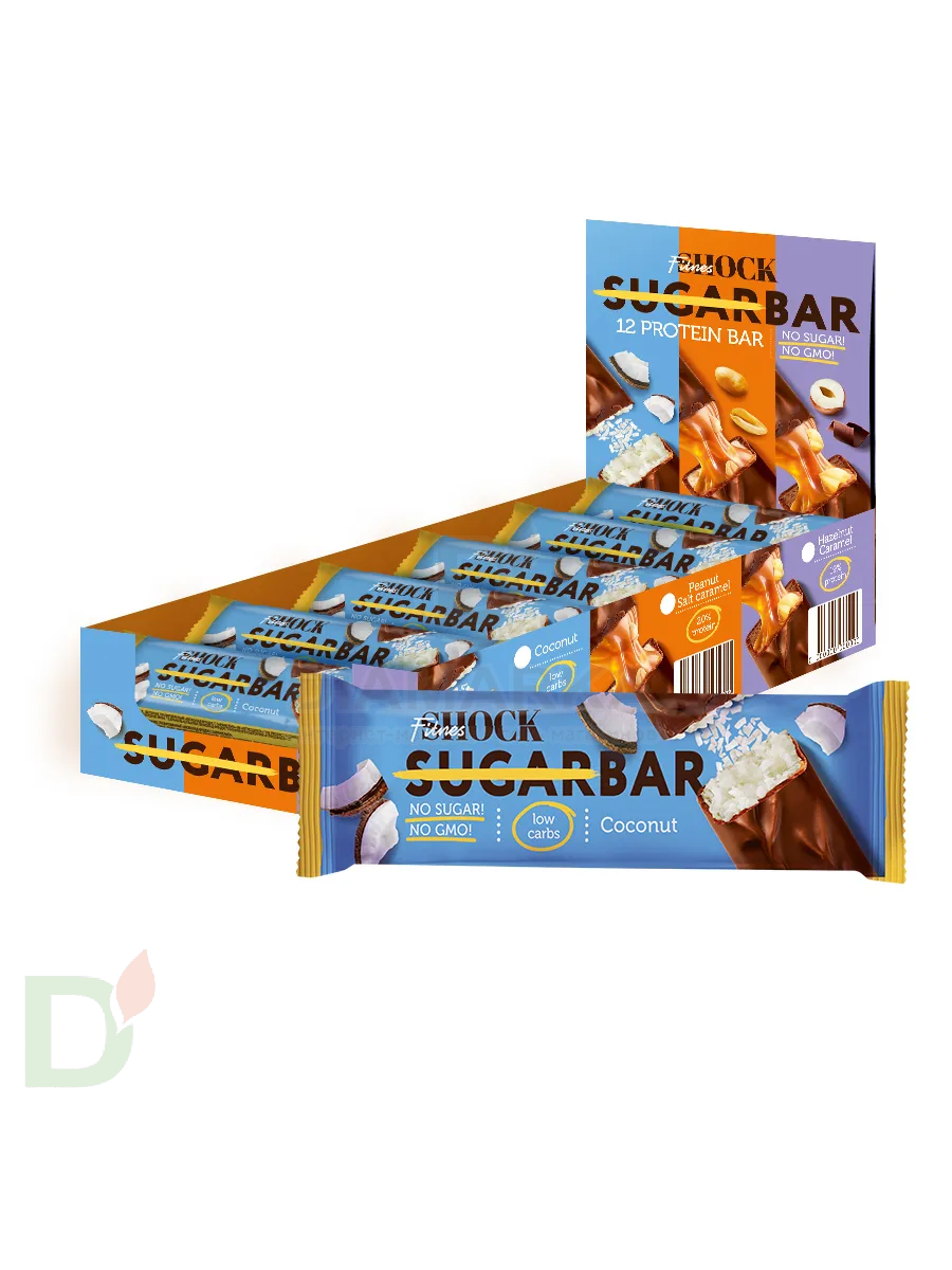 Батончик протеиновый FitnesShock Кокос 50гр. в Саратове