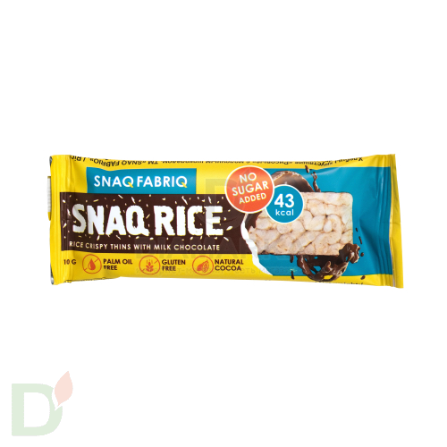 Батончик Snaq Fabriq рисовый глазированный молочным шоколадом, 10гр в Саратове