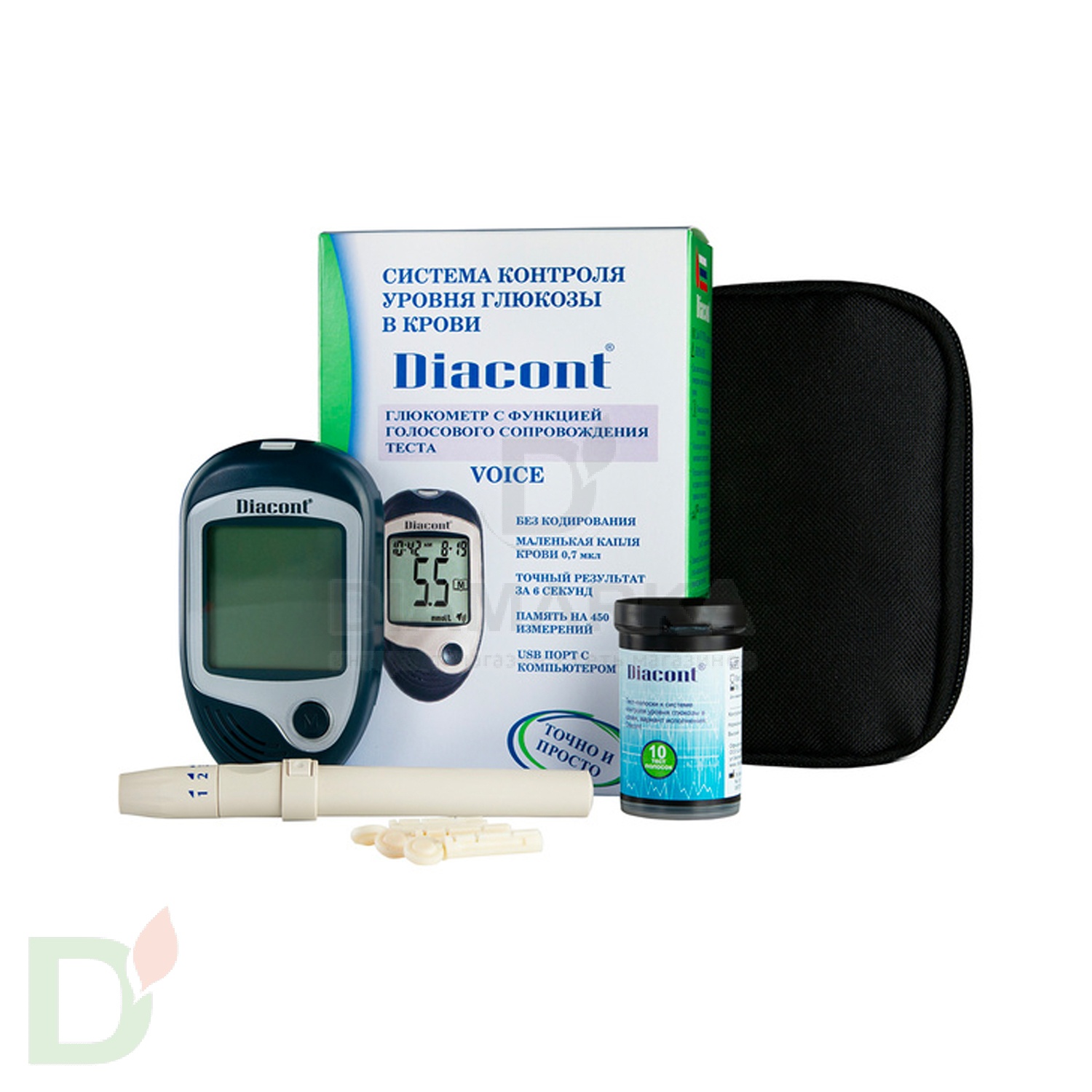 Глюкометр говорящий Diacont Voice в Саратове