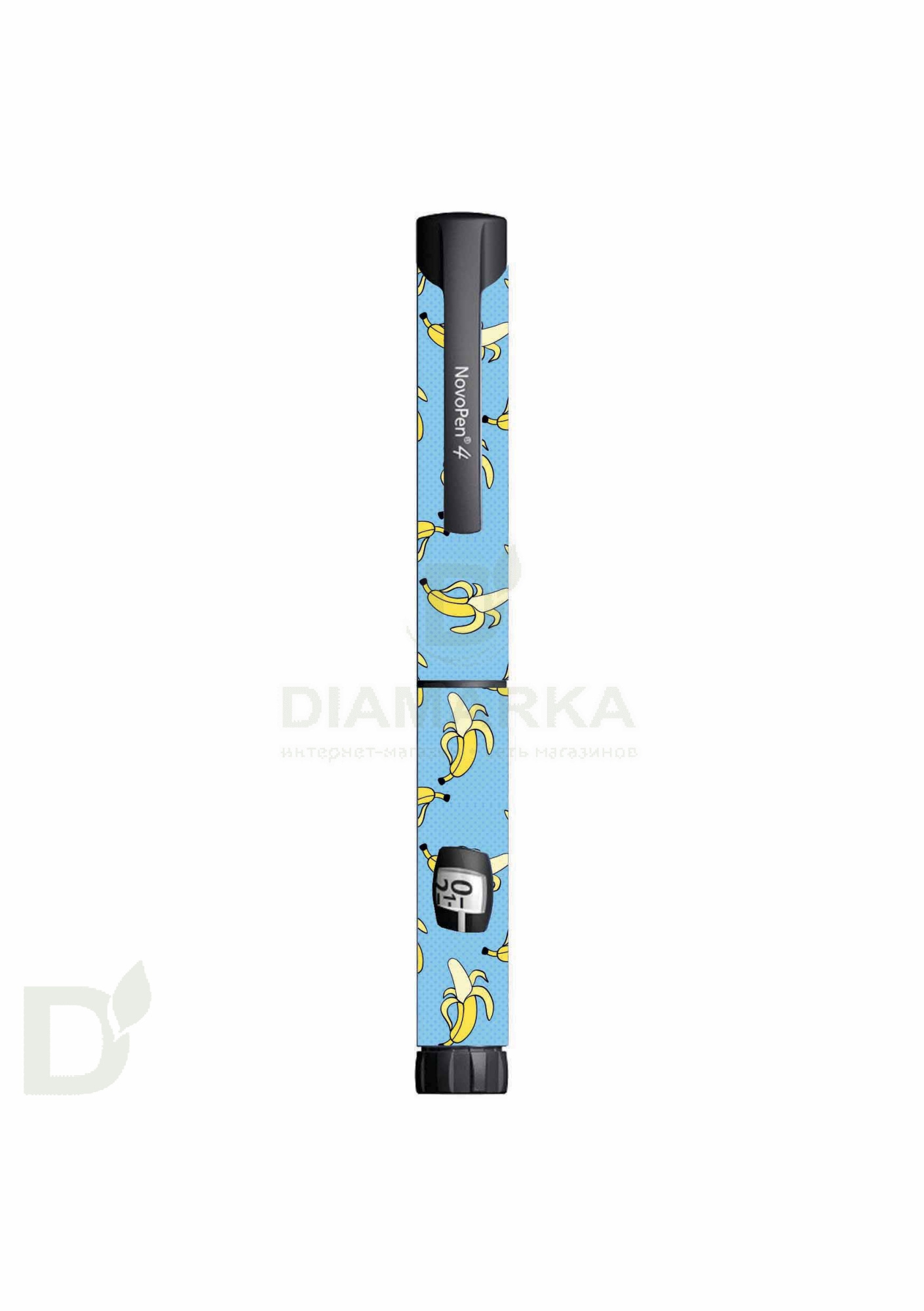 Наклейка на шприц-ручку НовопенЭХО и Новопен4