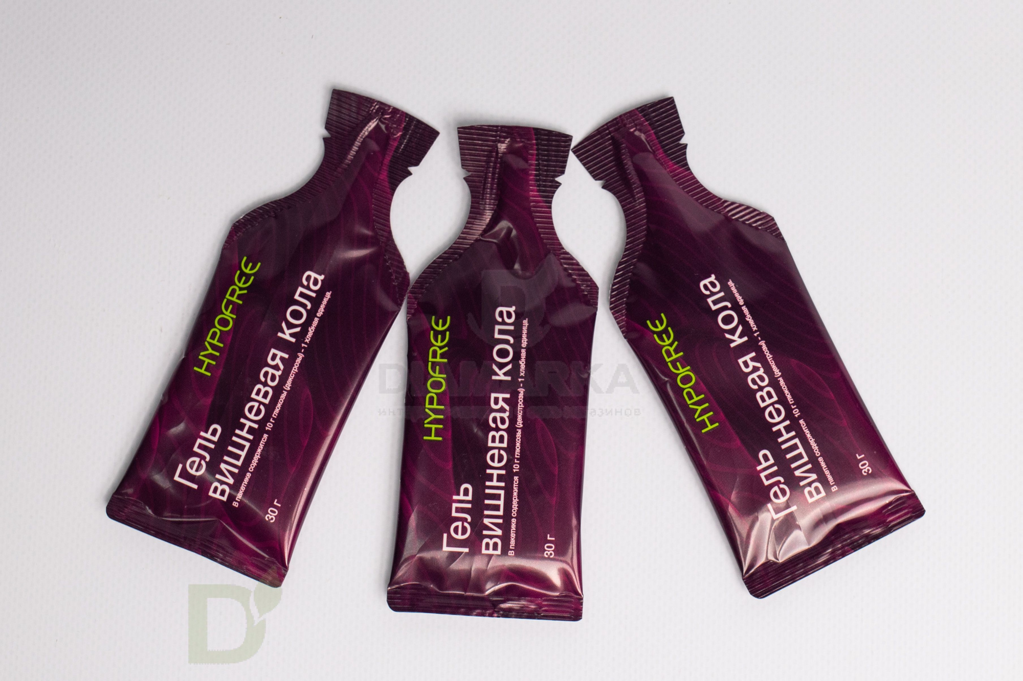Гель HYPOFREE DIAMARKA 1ХЕ Вишневая Кола, мягкая упаковка, 10 саше по 30мл в Саратове