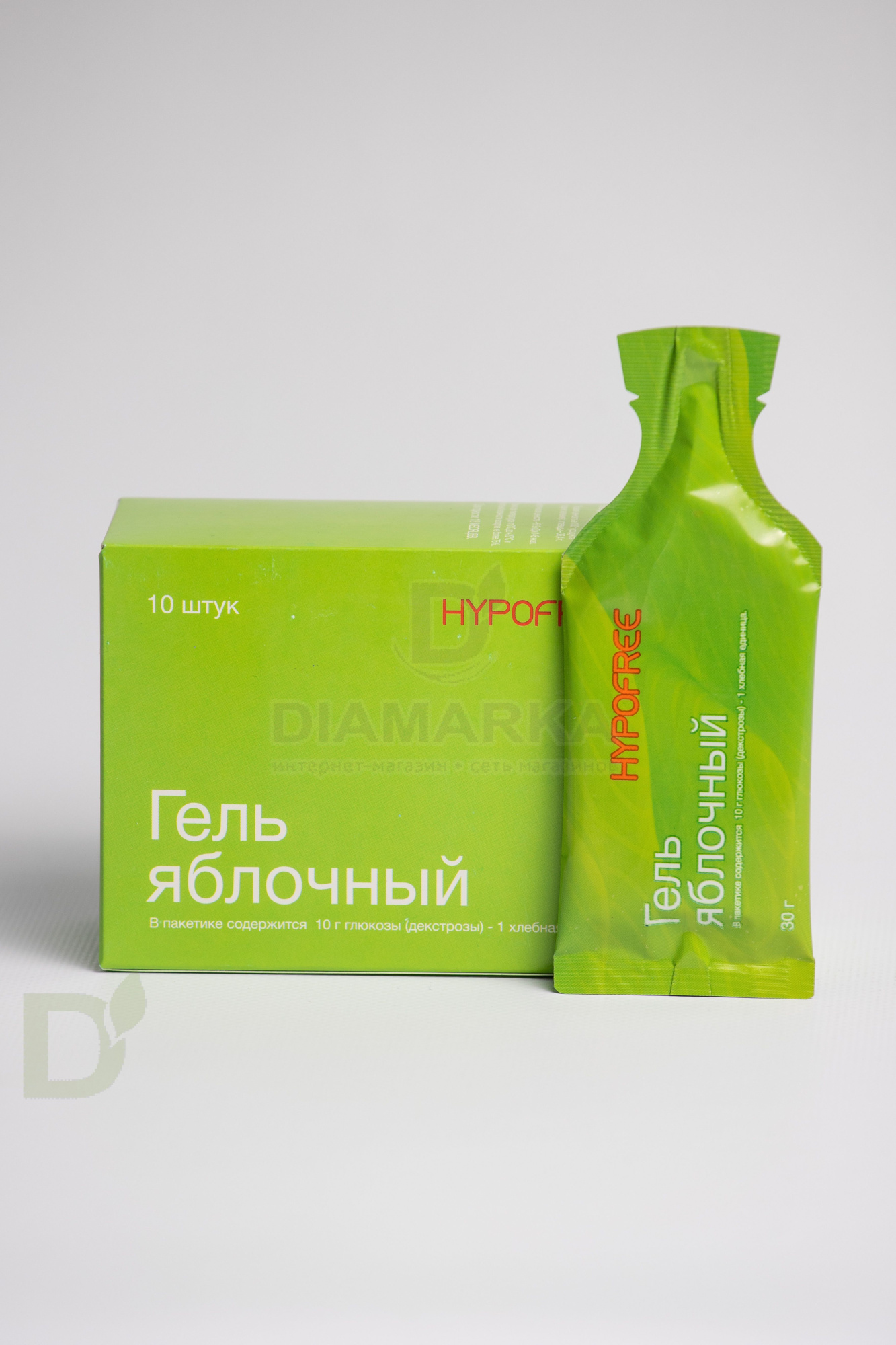 Гель HYPOFREE 1ХЕ Яблоко, мягкая упаковка, 30мл в Саратове