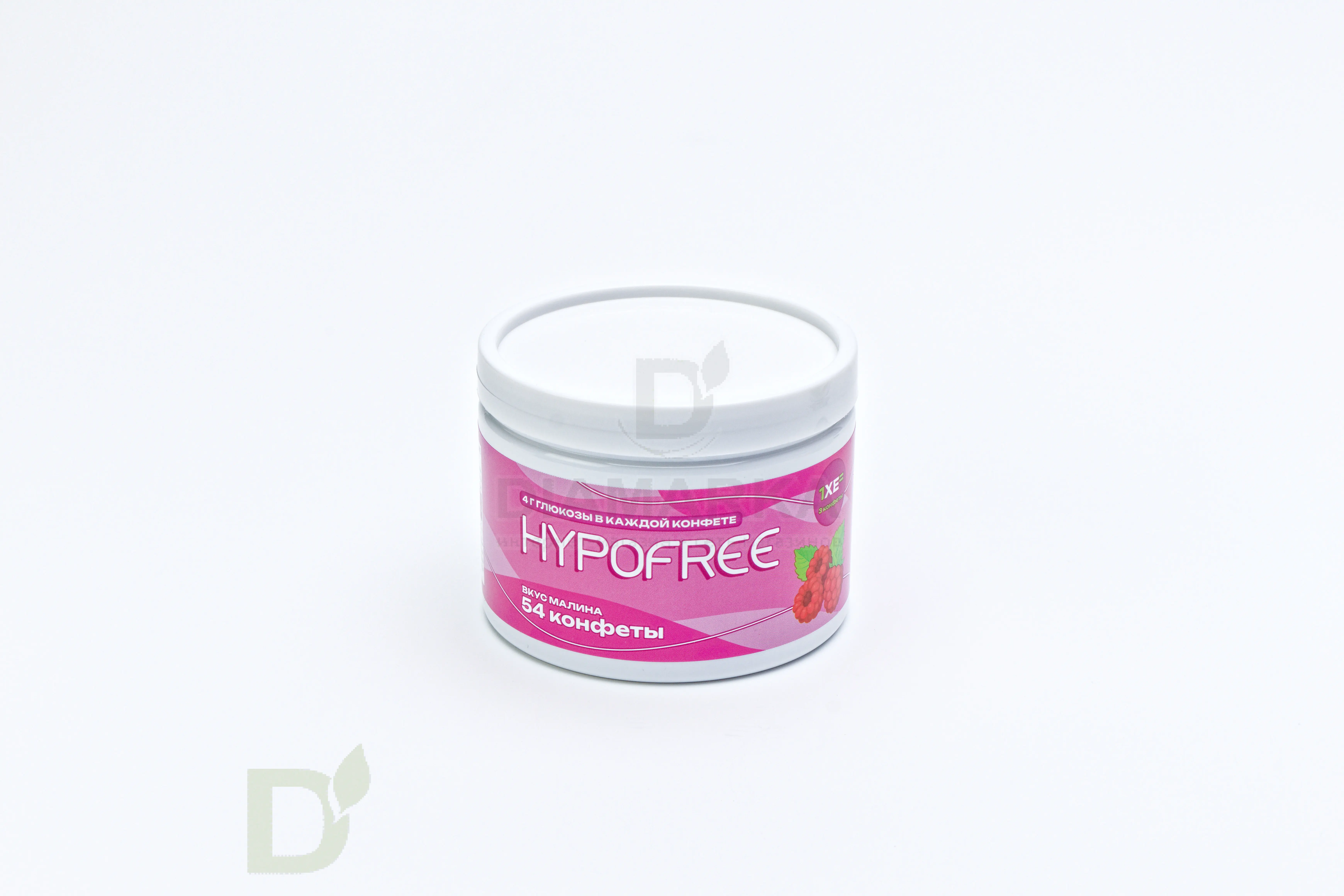 Конфеты таблетированные HYPOFREE 54 шт по 4 гр. Малина