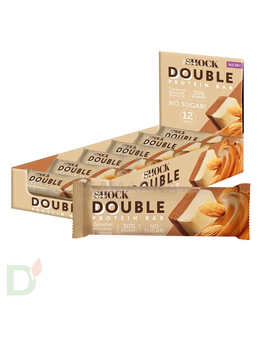 Батончик протеиновый FitnesShock Карамельный мусс с миндалем 40гр. в Саратове