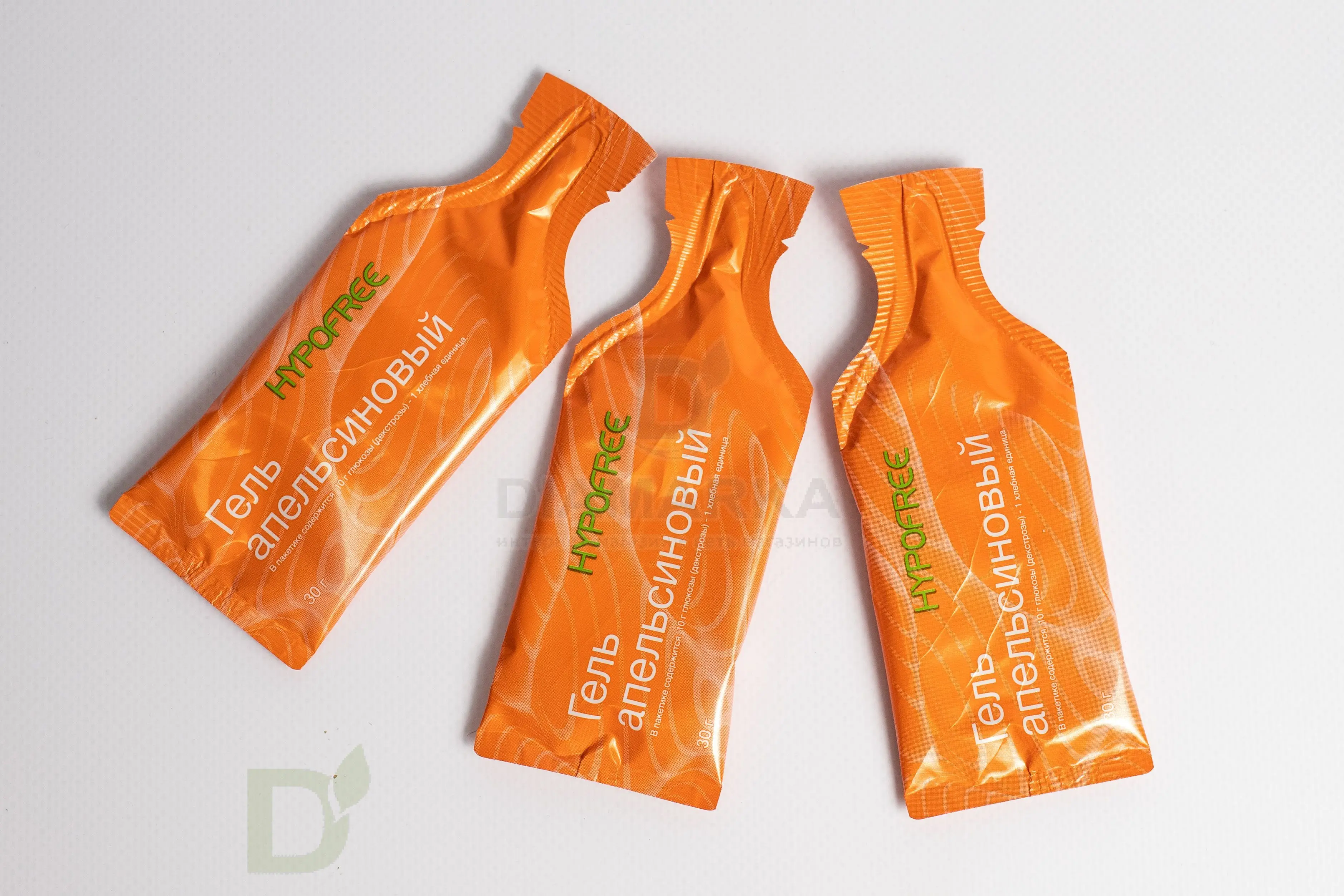Гель HYPOFREE 1ХЕ Апельсин, мягкая упаковка, 10 саше по 30мл в Саратове