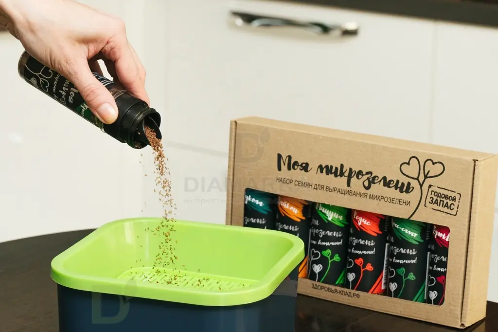 Набор семян Здоровья клад Моя микрозелень, 6шт