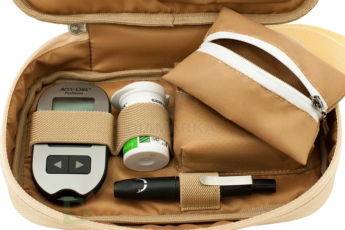 Сумка для диапринадлежностей ТРЕВЕЛ бежевая