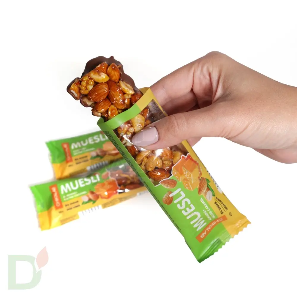 Батончик мюсли CHIKALAB миндальный с соленой карамелью 40 гр. в Саратове