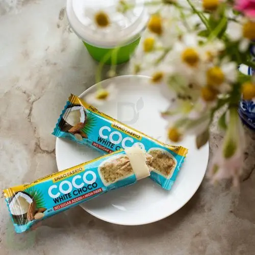 Батончик Snaq Fabriq глазированный Кокосово-миндальный десерт 40гр* в Саратове