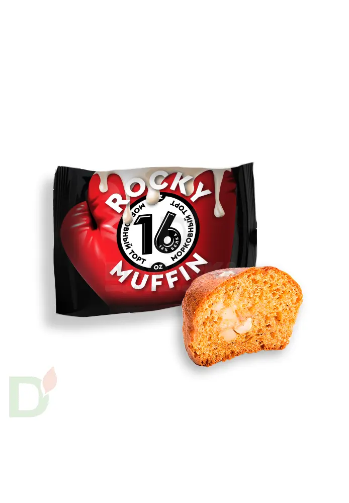 Маффины ROCKY Морковный торт ZERO 55гр.