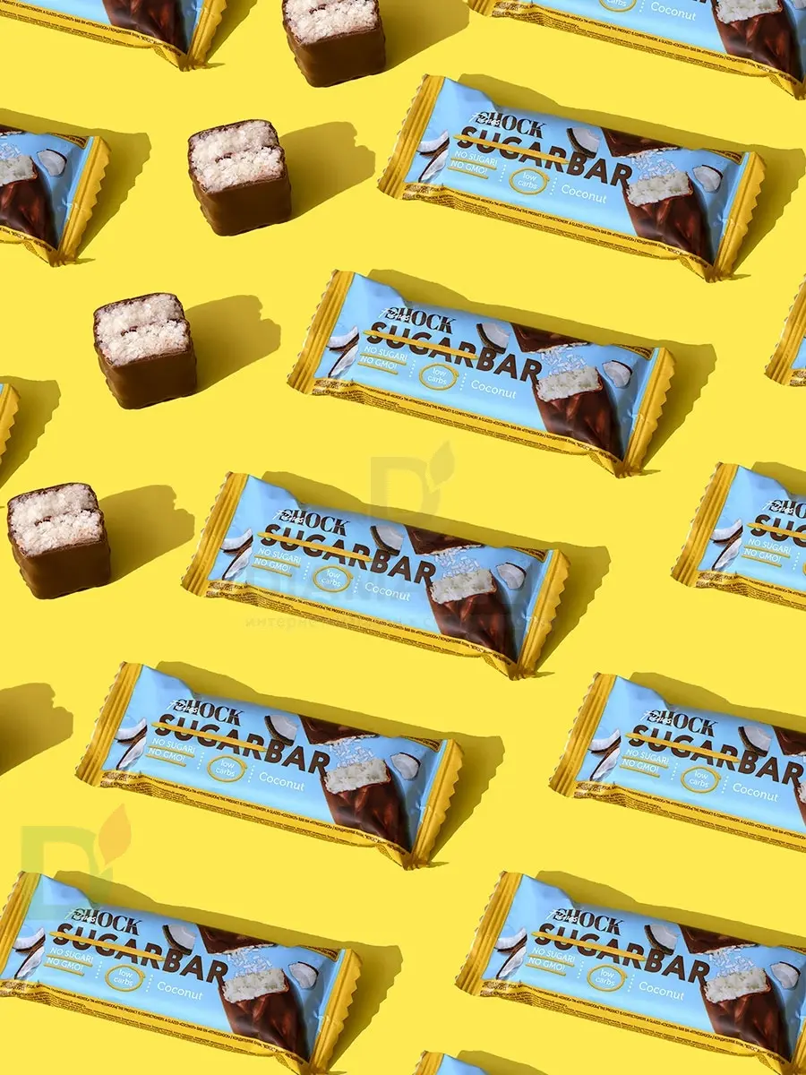 Батончик протеиновый FitnesShock Кокос 50гр. в Саратове