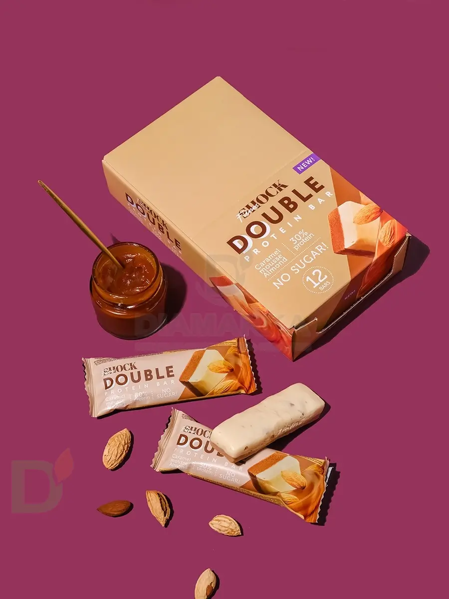 Батончик протеиновый FitnesShock Карамельный мусс с миндалем 40гр. в Саратове